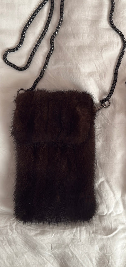 Luxury mink bag
