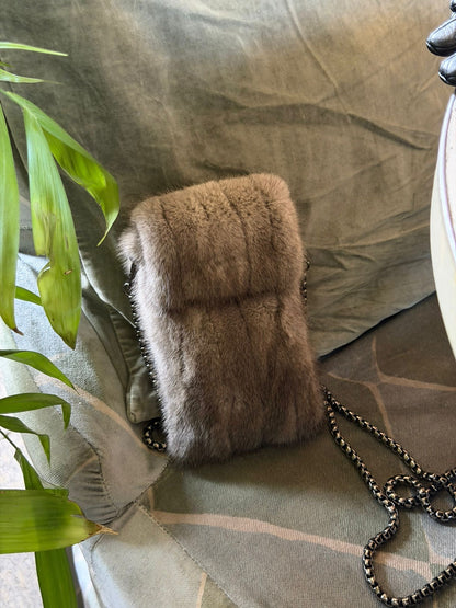 Luxury mink bag