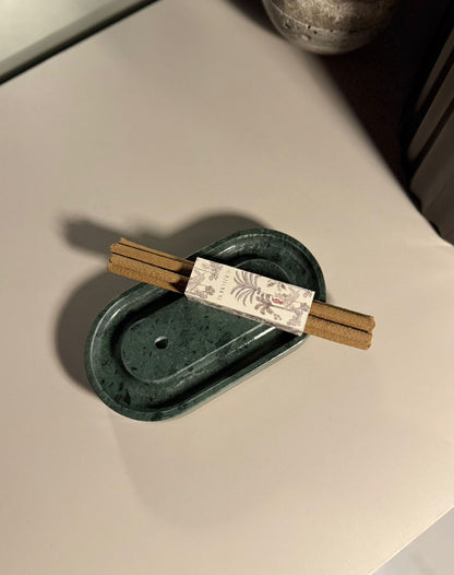 Forest Green Natural Marble Holder