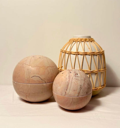 Pink Aurora Marble Incense Holder - مبخرة من رخام بينك أورورا الطبيعي