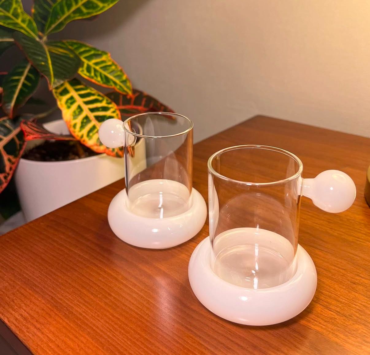 White Bubble Tea Cups Set – 200ml