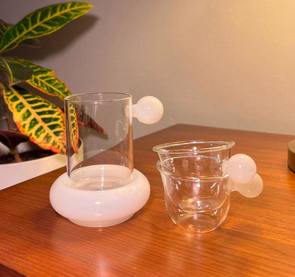 White Bubble Tea Cups Set – 200ml